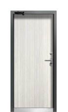 Дверь Termo Vesivo Тёмный мрамор 434 вид внутри