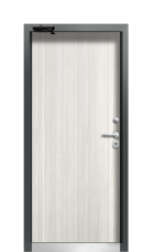 Дверь Termo Vesivo Тёмный мрамор 435 вид внутри