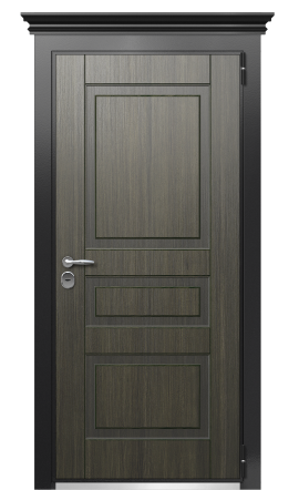 Дверь TermoWood Ral 9005 Венге 443