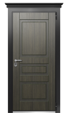 Дверь TermoWood Ral 9005 Венге 443 вид снаружи