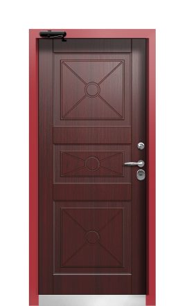 Дверь TermoWood Ral 9005 Венге 443
