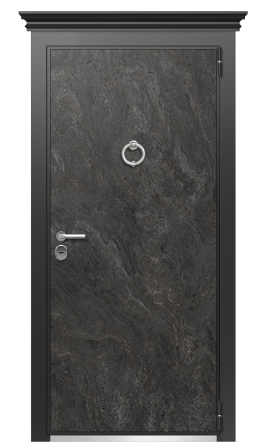 Дверь TermoWood Vesivo Тёмный мрамор 433