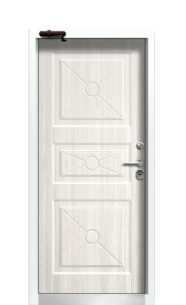 Дверь TermoWood Ral 9003 Белая Эмаль 590