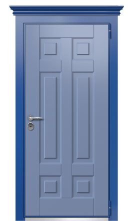 Дверь TermoWood Ral 5005 Ral 5014 581