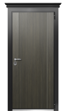 Дверь TermoWood Ral 9005 Венге 562 вид снаружи