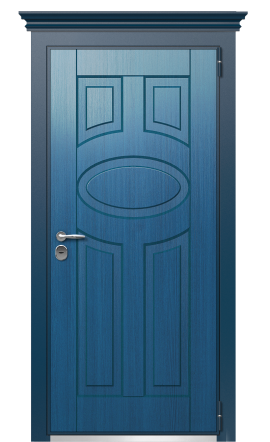 Дверь TermoWood Del Mare Тёмно Синяя 548