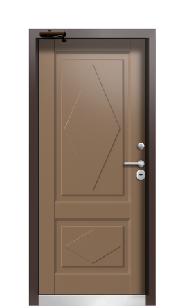 Дверь TermoWood Ral 1019 Ral 7006 609