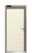 Дверь Termo Ral 1019 Слоновая Кость 599 вид внутри