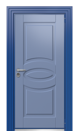 Дверь TermoWood Ral 5005 Ral 5014 582