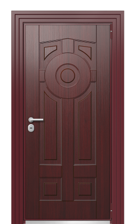 Дверь TermoWood Ral 3005 Тёмно Красный 553