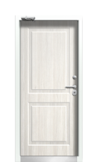 Дверь Termo Ral 9003 Белая эмаль 516 вид внутри