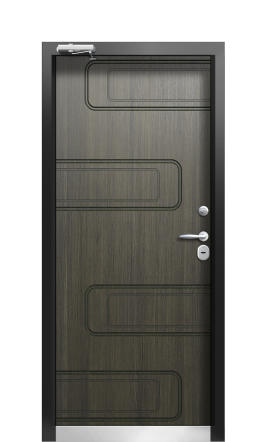 Дверь TermoPlus Ral 9005 Венге 511