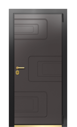 Дверь TermoWood Ral 9005 Ral 8019 707