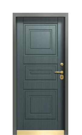 Входная дверь TermoPlus Ral 8025 Пепельный 398