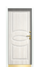 Дверь Termo Ral 9005 Белая Эмаль 333 вид внутри