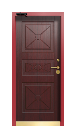 Дверь TermoWood Ral 9005 Венге 442