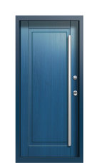 Дверь Termo Woodline Тёмно-синий, Del Mare вид внутри