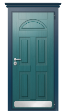 Дверь TermoWood Del Mare Морская волна 439 вид снаружи