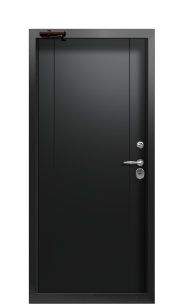 Дверь TermoWood Ral 9005 Венге 563