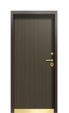 Дверь Termo Ral 9005 Серый Антрацит 64 вид внутри