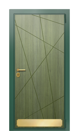 Дверь TermoWood Ral 6028 Тёмно-зелёное 671