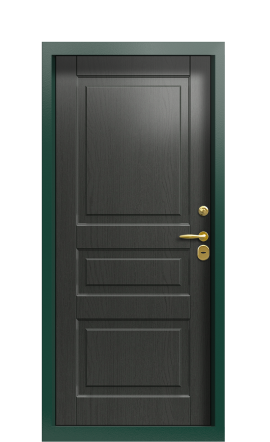 Дверь TermoWood Ral 6005 Графитовое дерево 1474