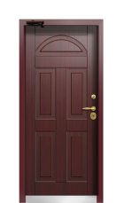 Дверь Termo Ral 3005 Тёмно Красный 552 вид внутри