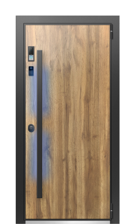 Входная дверь TermoWood, Decoline Греческий платан, Terma Лен сиена