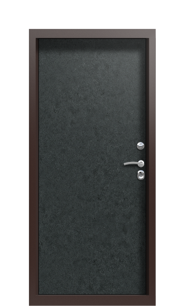 Дверь TermoWood Ral 8017 Черный гранит 1469