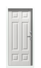 Дверь Termo Ral 9003 Белое Дерево 625 вид внутри