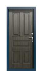 Дверь Termo Woodline венге F007 вид внутри