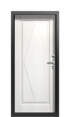 Дверь Termo Vesuvio Белое дерево 1135 вид внутри