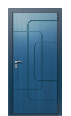 Дверь TermoWood Del Mare Черный гранит 1465 вид снаружи