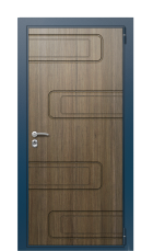 Дверь TermoWood Del Mare Палисандр 1476 вид снаружи