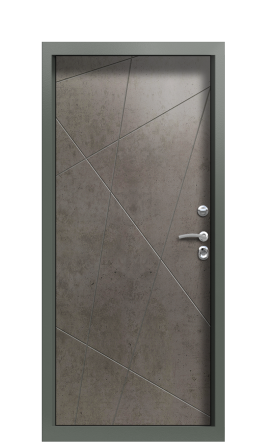 Дверь TermoPlus Ral 9003 Бетон Тёмный 687