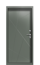 Дверь Termo Ral 9005 Ral 3031 696 вид внутри