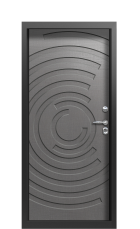 Дверь Termo Vesuvio Дымчатое дерево 1516 вид внутри