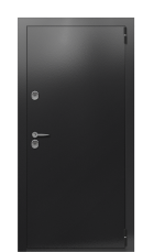 Дверь TermoPlus Ral 9005 Collori Ral 9005 2715 вид снаружи