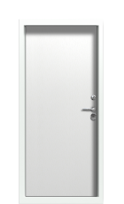 Дверь Termo Ral 9003 Милк 1066 вид внутри