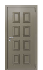 Дверь Termo Ral 7006 Кале 481 вид снаружи