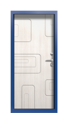 Дверь Termo Ral 5005 Граб белый 1327 вид внутри