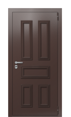 Дверь Termo Ral 8017 Ral 1019 144 вид снаружи