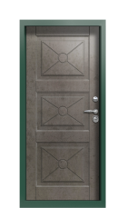 Дверь Termo Patina Бетон Тёмный 487 вид внутри