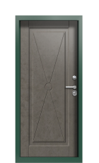 Дверь Termo Patina Бетон Тёмный 488 вид внутри