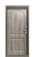 Дверь Termo Ral 7006 Арктическая береза 1053 вид внутри