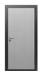 Дверь TermoWood Terma premium plus лен графит vesuvio вид снаружи