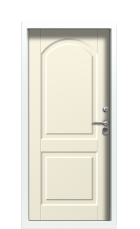 Дверь Termo Ral 9003 Слоновая кость 1509 вид внутри