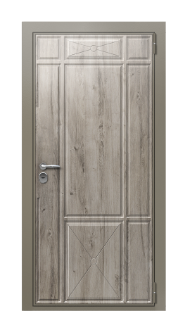 Входная дверь TermoWood Ral 7006 Арктическая береза 1065