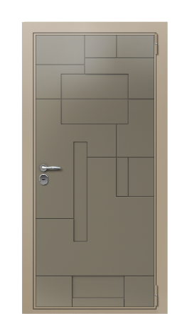 Входная дверь TermoWood Ral 1019 Ral 7006 1519