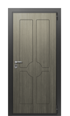 Дверь TermoWood Vesuvio Графитовое дерево 1188 вид снаружи